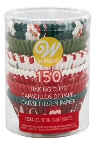 150 Cápsulas Navidad Wilton