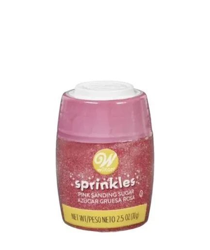 Sprinkles Azúcar Rosada 70 g Wilton
