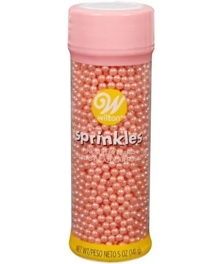 Sprinkles Perlas Rosadas Wilton