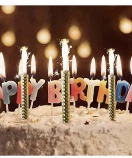 6 Velas Bengalas Cumpleaños Fiestas