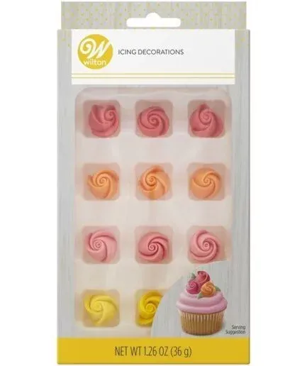 Decoraciones Rosas Comestibles Wilton