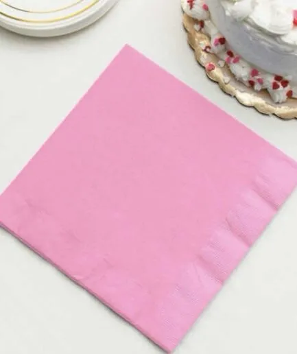 50 Servilletas Rosadas