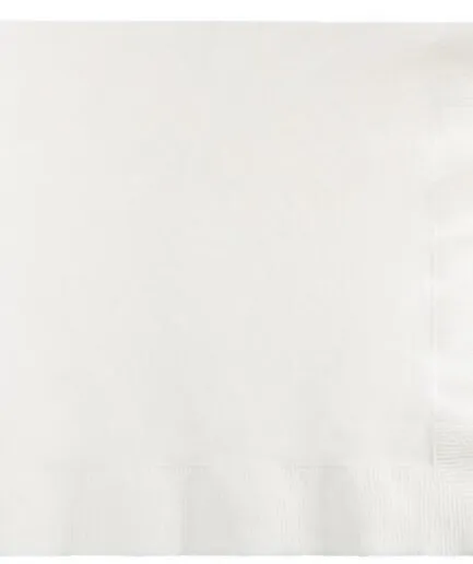 50 Servilletas Color Blanco