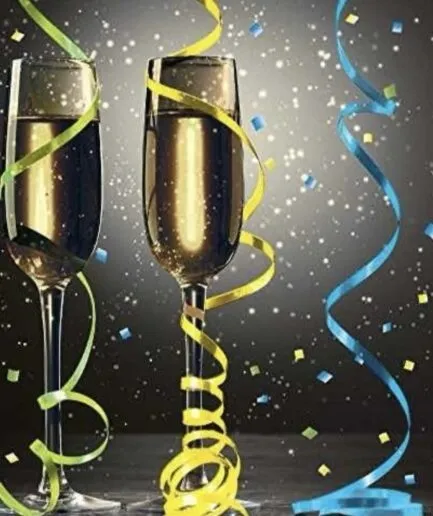 Servilletas Champagne Serpentinas