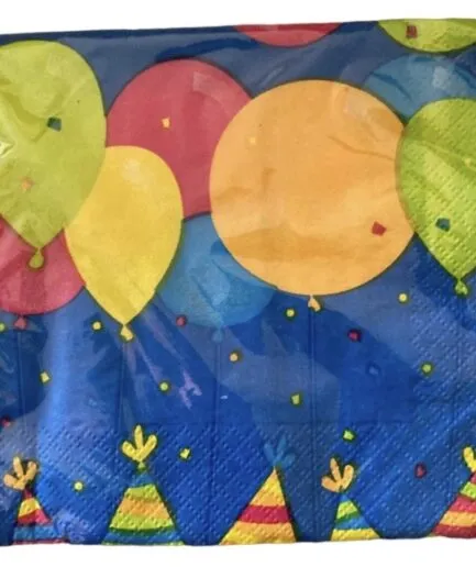Servirlletas de Cumpleaños Globos