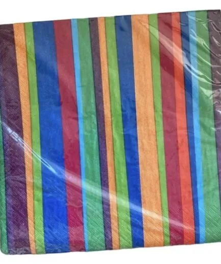 Servilletas Lineas de Colores