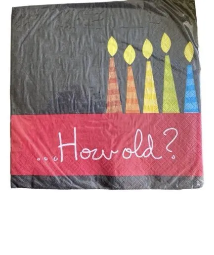 Servilletas Cumpleaños How Old ?