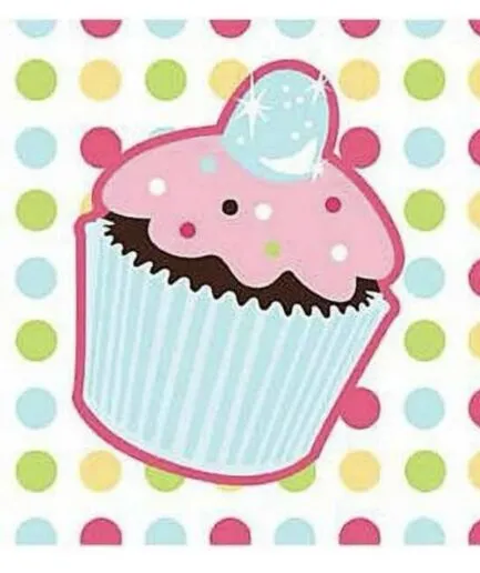 Servilletas Cupcakes Puntos