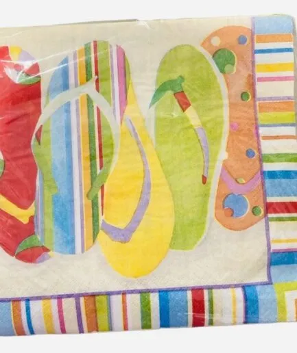 Servilletas Sandalias Playa