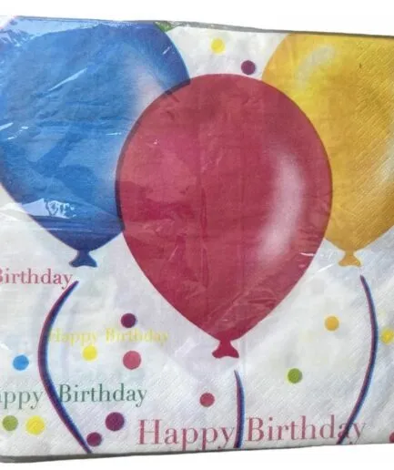 Servilletas de Cumpleaños Globos