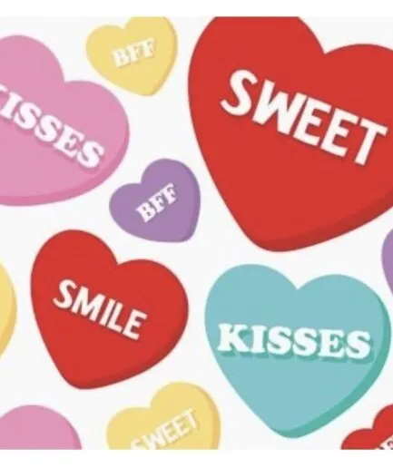 Servilletas Valentine Kisses