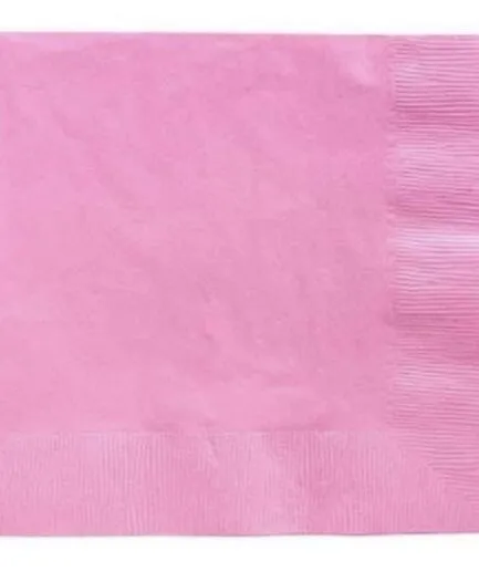 20 Servilletas Color Rosado