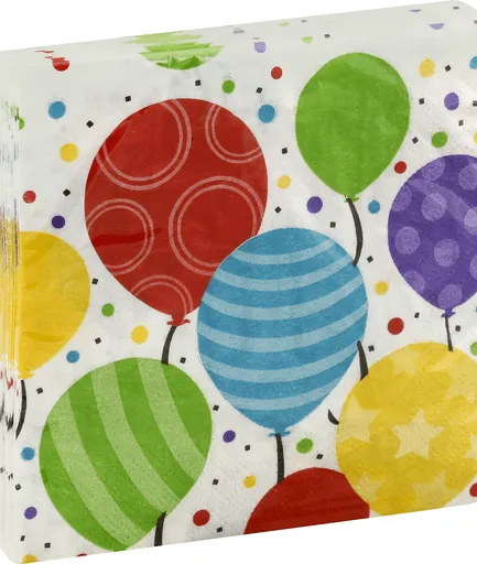 Servilletas Cumpleaños Globos