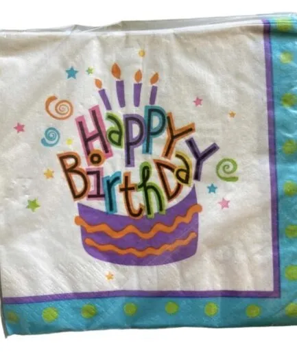 Servilletas Happy Birthday