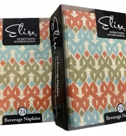 Servilletas Elise Verde Naranjo