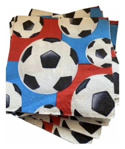 Servilletas Pelotas Fútbol
