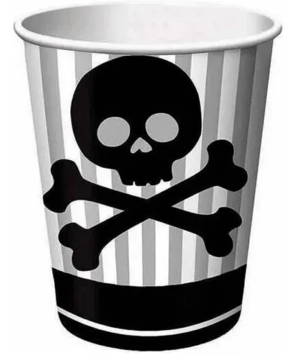 Vasos Cumpleaños Pirata