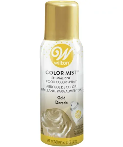 Spray Comestible Color Dorado Wilton