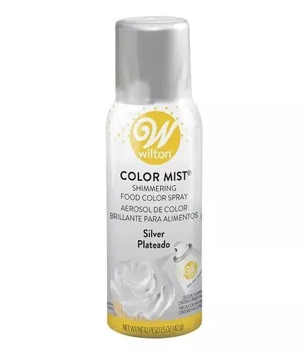Spray Comestible Color Plateado Wilton