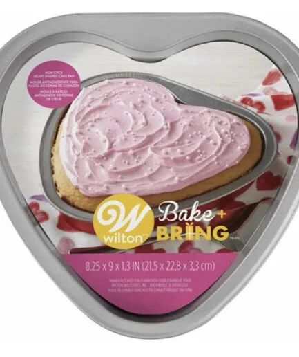 Molde Antiadherente Forma Corazón Wilton
