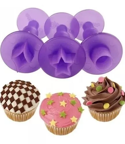 3 Cortadores de Fondant Wilton