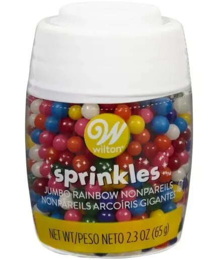 Sprinkles Rainbow Nonpareils Wilton