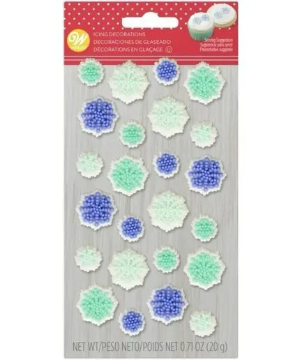 Copos de Nieve Comestibles Wilton