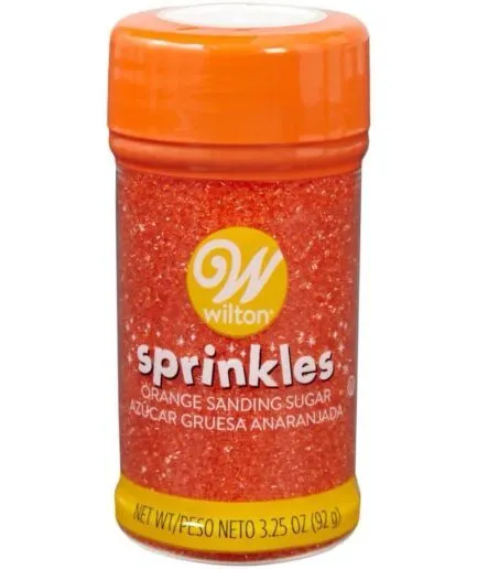 Sprinkles Azúcar Gruesa Naranjo Wilton