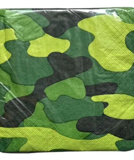 Servilletas Cumpleaños Militar