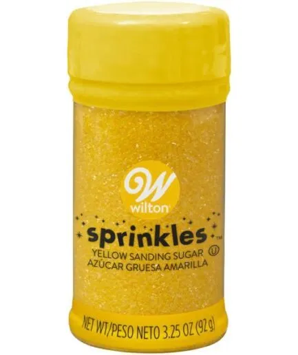Sprinkles Azúcar Gruesa Amarillo Wilton
