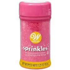 Sprinkles Azúcar Gruesa Rosado Wilton