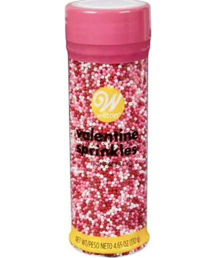 Sprinkles Valentine Nonpareils Wilton