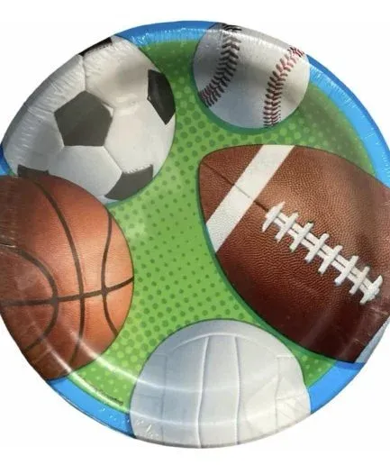 Platos Cumpleaños Deportes