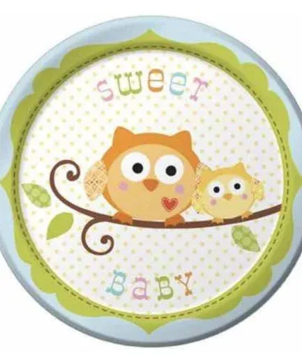 Platos Baby Shower Sweet Baby Boy