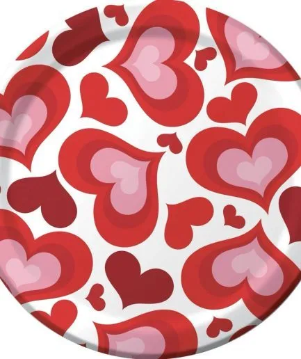 Platos Corazones Valentine