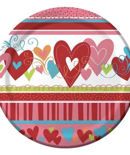 Platos Corazones Valentine