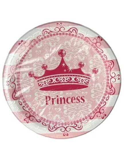 Platos Cumpleaños Princess Corona
