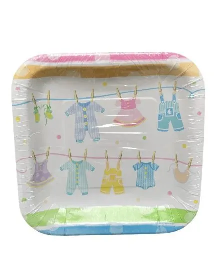 Platos Baby Shower Unisex