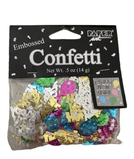 Confetti Año Nuevo Metálico