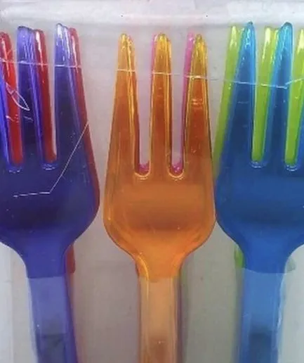 24 Mini Tenedores de Colores Premier