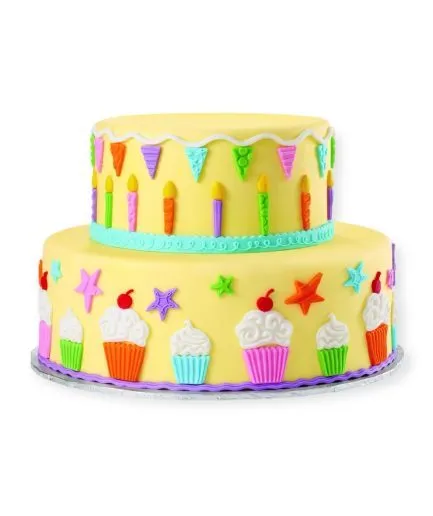 Molde Cumpleaños para Fondant y Pasta de Goma