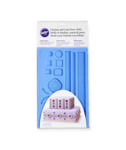 Molde Joyas para Fondant y Pasta de Goma