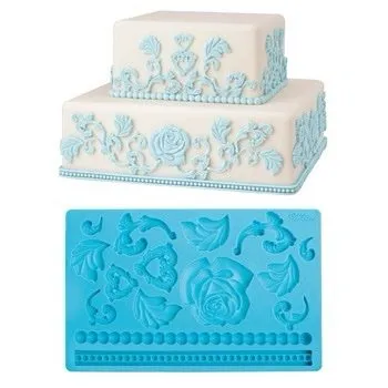 Molde Barroco para Fondant y Pasta de Goma