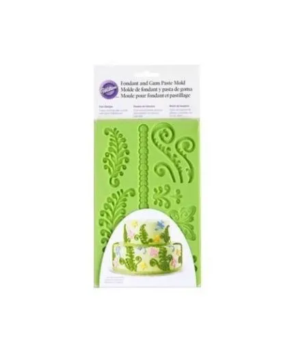 Molde Helechos para Fondant y Pasta de Goma