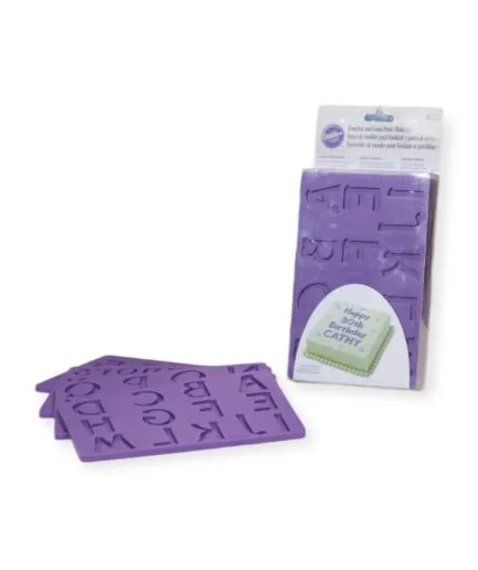 Molde Letras y Números para Fondant y Pasta de Goma