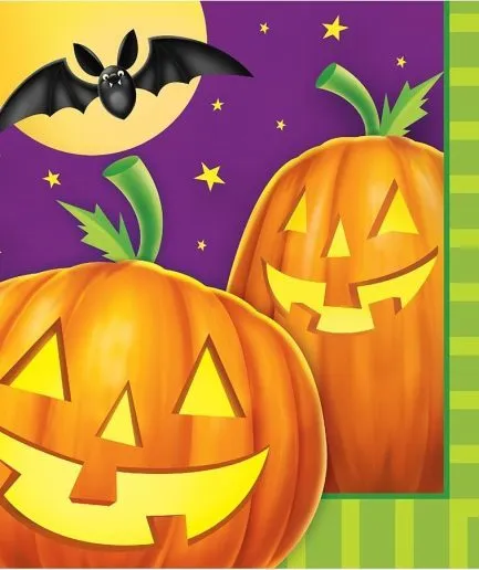 Servilletas Halloween Stars Calabazas