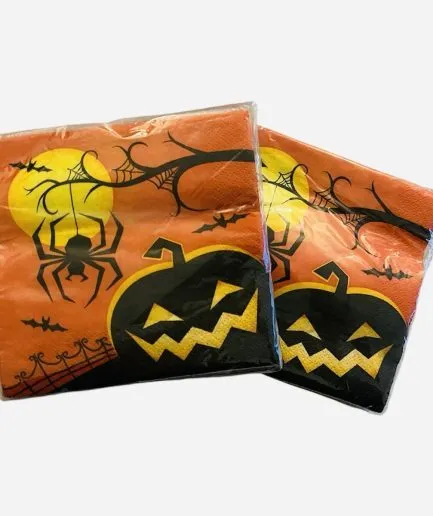 Servilletas Halloween Calabaza Bat