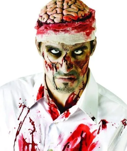 Disfraz Cerebro con Sangre Halloween