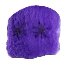 Telarañas Morada Halloween