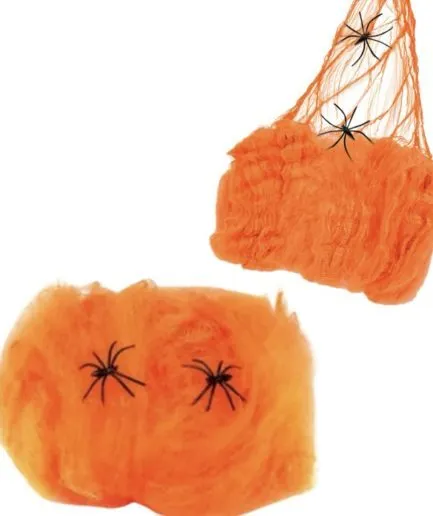Telarañas Naranjas Halloween